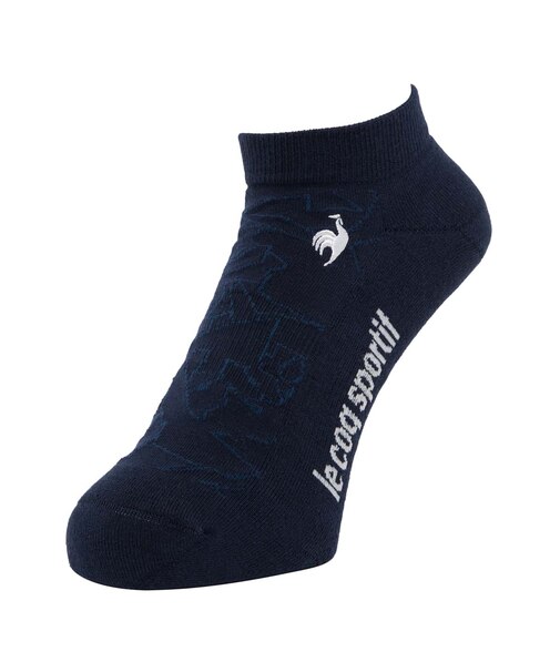 ルコックスポルティフ ゴルフ le coq sportif golf シーズンモチーフ柄 アンクル丈ソックス【交換・返品不可】
