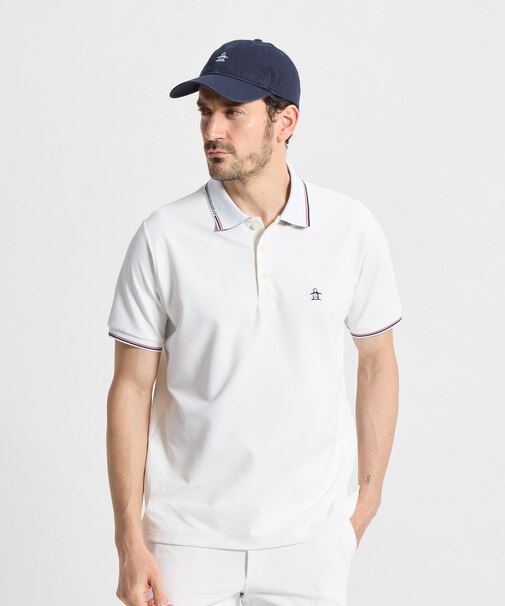 マンシングウェア MUNSINGWEAR ナイロンメッシュストレッチ半袖ポロシャツ