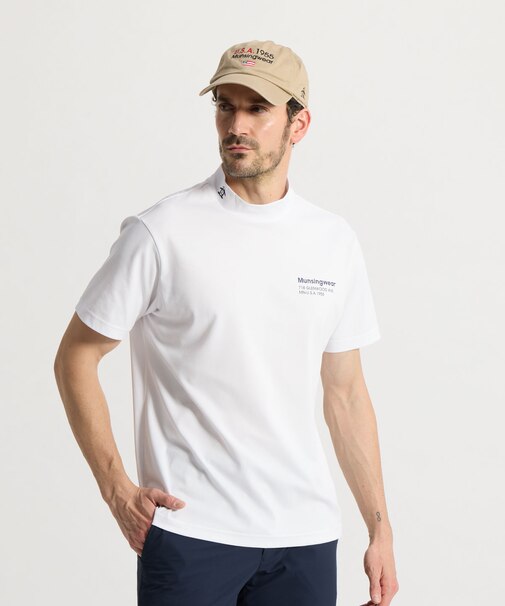 マンシングウェア MUNSINGWEAR Sunscreen NIR モックネック半袖シャツ