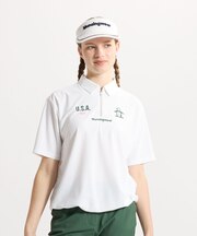 マンシングウェア MUNSINGWEAR Sunscreen NIR オーバーサイズ半袖ポロシャツ