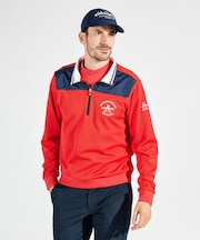 マンシングウェア MUNSINGWEAR 360°ストレッチハイブリットハーフジップスウェットシャツ