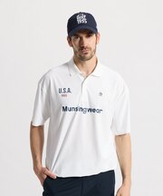 マンシングウェア MUNSINGWEAR Sunscreen NIR オーバーサイズ半袖ポロシャツ