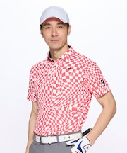 VICHYチェック半袖シャツ