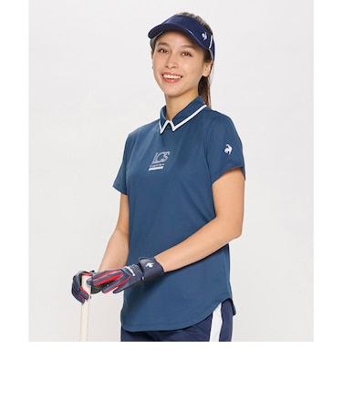 ルコックスポルティフ ゴルフ le coq sportif golf 襟付き半袖シャツ