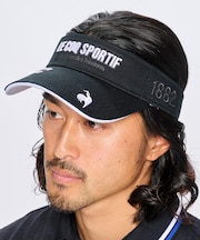 ルコックスポルティフ ゴルフ le coq sportif golf 定番ロゴサンバイザー