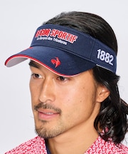 ルコックスポルティフ ゴルフ le coq sportif golf 定番ロゴサンバイザー
