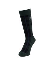 マンシングウェア MUNSINGWEAR クルー丈チェック柄ソックス 【交換・返品不可】