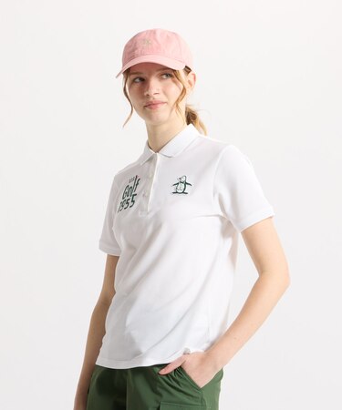 マンシングウェア MUNSINGWEAR マナード×Sunscreen NIR ベア鹿子半袖ポロシャツ