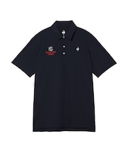 ルコックスポルティフ ゴルフ le coq sportif golf 【Sunscreen NIR】無地鹿の子半袖シャツ