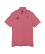 ルコックスポルティフ ゴルフ le coq sportif golf 【Sunscreen NIR】無地鹿の子半袖シャツ