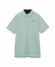 ルコックスポルティフ ゴルフ le coq sportif golf 【Sunscreen NIR】小柄プリント半袖シャツ