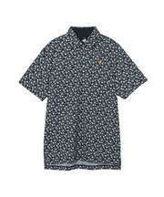 ルコックスポルティフ ゴルフ le coq sportif golf 【Sunscreen NIR】小柄プリント半袖シャツ