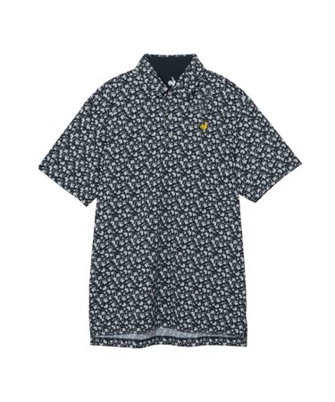 ルコックスポルティフ ゴルフ le coq sportif golf 【Sunscreen NIR】小柄プリント半袖シャツ