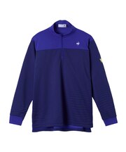 ヒートナビハーフジップ長袖シャツ