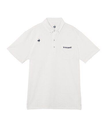 ルコックスポルティフ ゴルフ le coq sportif golf 【Sunscreen NIR】ニットサッカー半袖シャツ