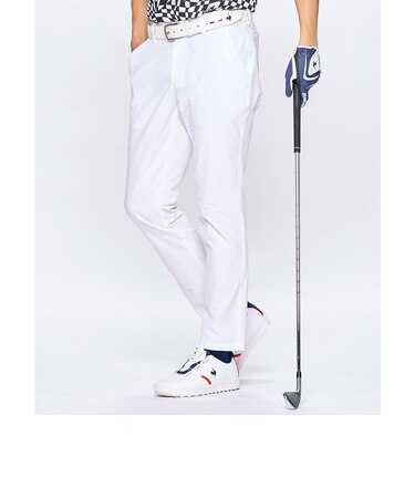 ルコックスポルティフ ゴルフ le coq sportif golf ダイヤ柄ロングパンツ