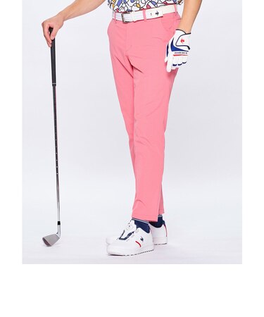 ルコックスポルティフ ゴルフ le coq sportif golf ダイヤ柄ロングパンツ