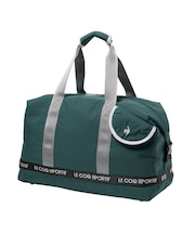 ルコックスポルティフ ゴルフ le coq sportif golf フラップポケットデザイン ボストンバッグ 背面シューズポケット付き