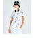 マンシングウェア MUNSINGWEAR Sunscreen NIRジャカード×ペンギン総柄プリント半袖シャツ