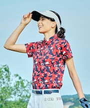 ルコックスポルティフ ゴルフ le coq sportif golf 総柄半袖シャツ