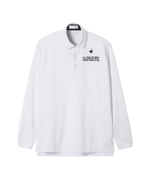 ルコックスポルティフ ゴルフ le coq sportif golf トライアングルジャガード長袖シャツ