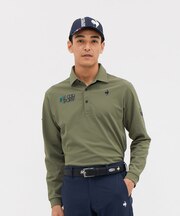 ルコックスポルティフ ゴルフ le coq sportif golf ベーシックデザイン長袖シャツ