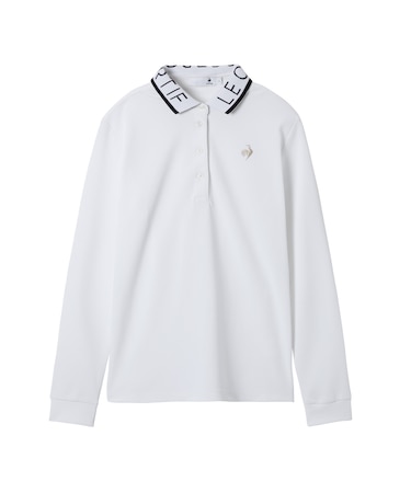 ルコックスポルティフ ゴルフ le coq sportif golf ロゴ襟長袖シャツ
