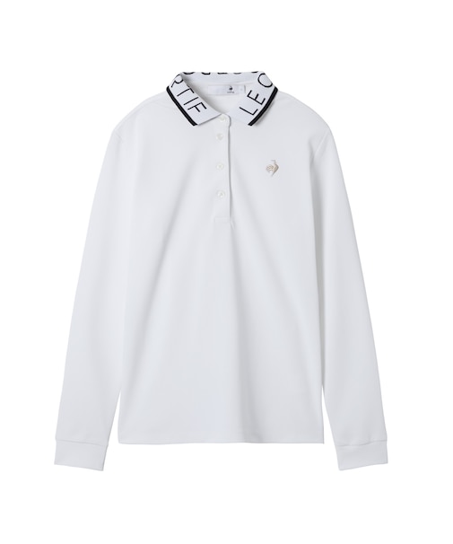 ルコックスポルティフ ゴルフ le coq sportif golf ロゴ襟長袖シャツ