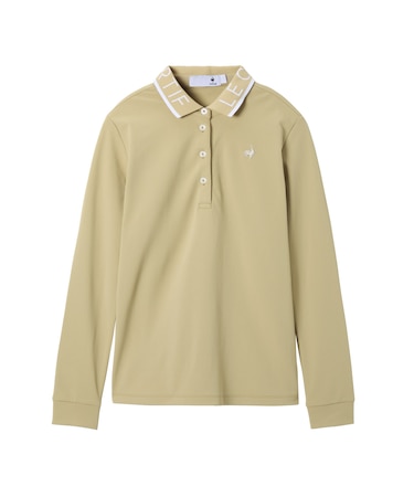 ルコックスポルティフ ゴルフ le coq sportif golf ロゴ襟長袖シャツ