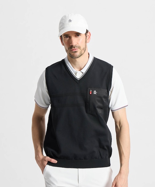 マンシングウェア MUNSINGWEAR Vネックニットベスト