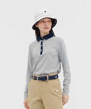 ルコックスポルティフ ゴルフ le coq sportif golf 総柄長袖シャツ