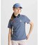 マンシングウェア MUNSINGWEAR ギンガムチェックプリント半袖ポロシャツ