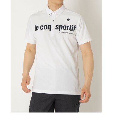 ルコックスポルティフ ゴルフ le coq sportif golf ボタンダウン半袖シャツ