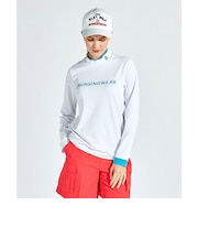 マンシングウェア MUNSINGWEAR Sunscreen NIR ストレッチベア天竺モックネック長袖シャツ