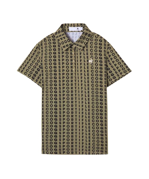 ルコックスポルティフ ゴルフ le coq sportif golf 総柄半袖シャツ