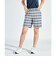 マンシングウェア MUNSINGWEAR ストレッチマドラスチェックハーフパンツ