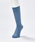クルー丈 ワンポイントリブソックス 【返品不可商品】