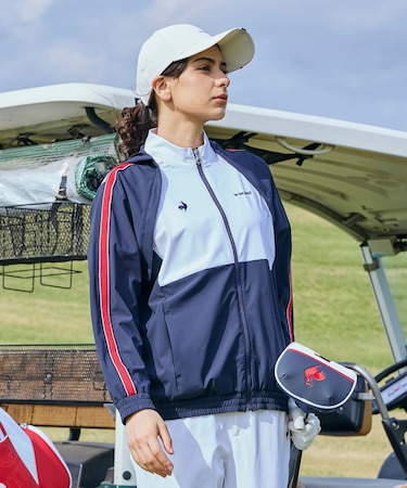 ルコックスポルティフ ゴルフ le coq sportif golf 【袖取り外し可能】2WAYブルゾン