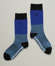 カラーブロックレギュラー丈ソックス【交換・返品不可】