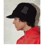 ランバン スポール LANVIN SPORT ツバ付きソフトラメニットキャップ