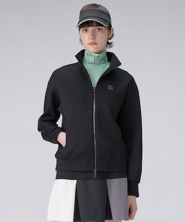 ランバン スポール LANVIN SPORT ダンボールニットジップアップカットソー【ストレッチ】