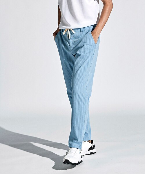 SEASON COLLECTION」ストレッチT/Cストライプサッカーパンツ