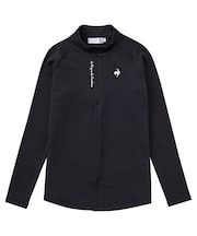 【ストレッチフォーサー】長袖裏グリッドモックネックシャツ