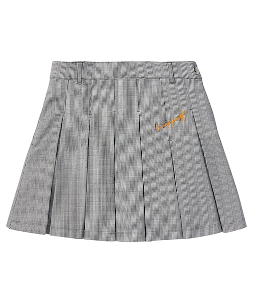 チェックプリーツスカート
