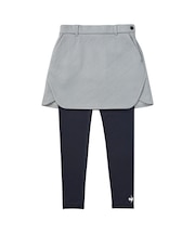 キルトジャガードスカートレギンス付き