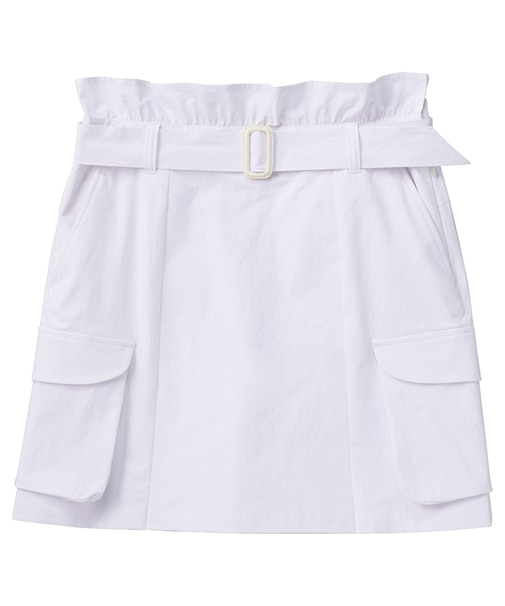 【RIJOUME】ベルト付きハイウエストスカート