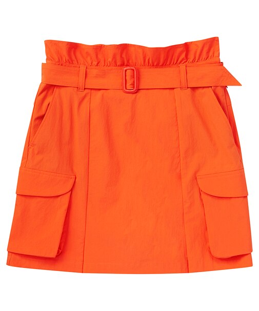 【RIJOUME】ベルト付きハイウエストスカート