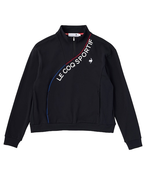 【ストレッチフォーサー】ハーフジップカットソー