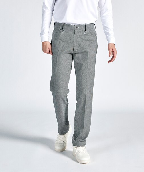 『STANDARD COLLECTION』2WAYストレッチ先染めガンクラブチェックパンツ