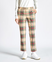 『SEASON COLLECTION』先染めタータンチェックツイルパンツ(9分丈)